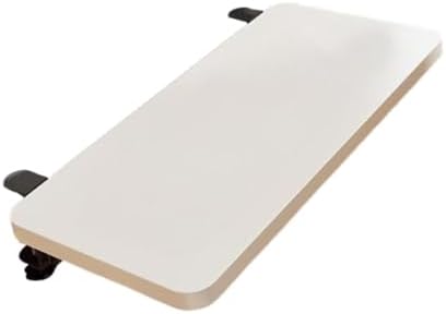 Desk Extension Shelf Board Keyboard Tray Ergonomic for Home Office, Practical Supplies for Computer Table Arm Rest Expansion- White