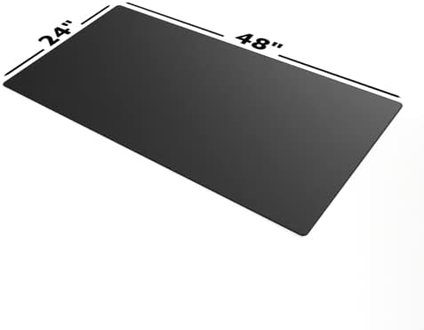 Gamer Boss - Gaming Mouse Pad - 48 x 24 Inches - 4mm Thick with Stitched Edges, Non-Slip Rubber Base, Premium Cloth Mousepad, Desk Mat for Laptop, Keyboard, Computer & PC (Mega, Black)