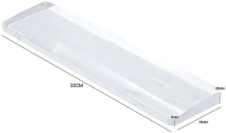 Custom Acrylic Keyboard Wrist Rest, Transparent/Frosted RGB Wrist Pad for Mechanical Keyboard (Color : Transparent, Size : 65%)