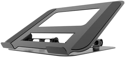 Multi-Angle Laptop Stand – Adjustable Ergonomic Desk Stand for 10–17" Laptops, Foldable & Portable, Ventilated Cooling Design, Non-Slip Base, Aluminum Computer Riser for Home & Office