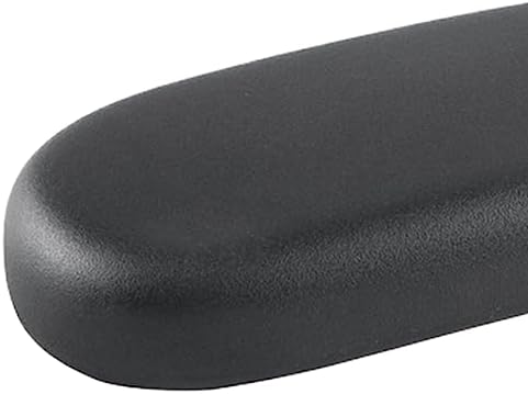 Office Chair Armrest Replacement Pads Caps Mesh Computer Chair Parts Accessory Mounting Holes 4inch Sturdy 1 Pair PU Leather (Style B)