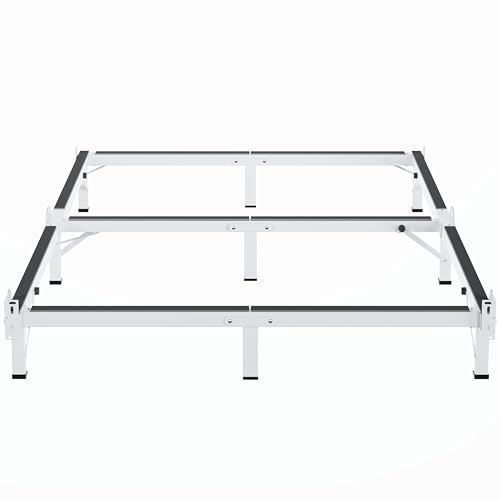 Metal Bed Frame Queen 8 Inches for Box Spring, 9-Legs Support Basics