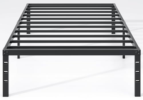 Metal Bed Frame,Twin Size Bed Frame with Storage Space,14 Inch
