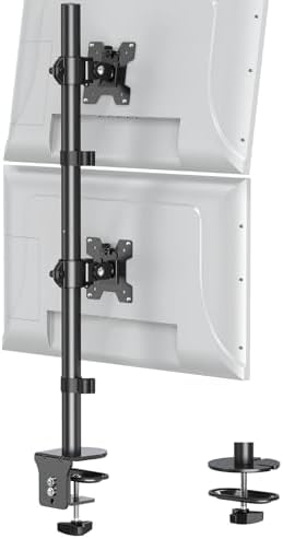 Vertical Dual Monitor Stand for Max 32 "Computer Screen