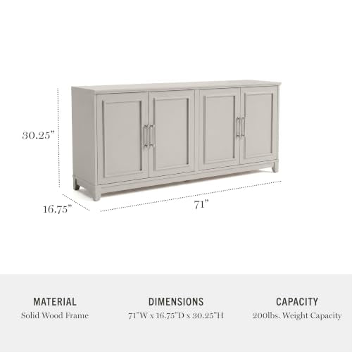 Lily Pond Modular Storage TV Stand, Sharkey Gray