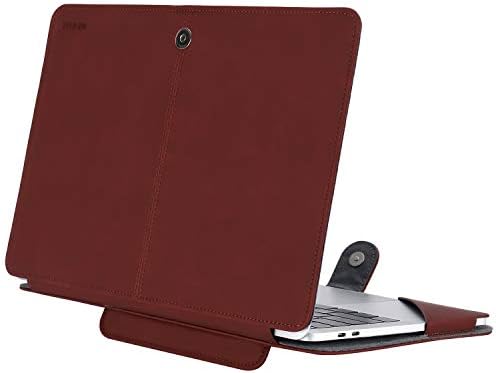 MOSISO PU Leather Sleeve Case Compatible with MacBook Air 13.6 inch