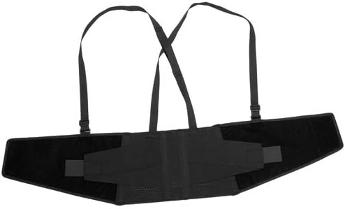 Blue Jay An Elite Healthcare Brand Industrial Back Support Belt with Suspenders for Orthopedic Care, Provides Support for Strenuous Activity, X-Large, 32-44 inch (Black)