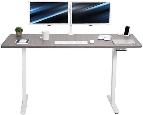 VIVO Dark Gray 71 x 30 in Standing Desk, DESK-KIT-E2W7G