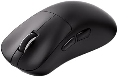 Akko Nest Wireless Gaming Mouse, 8K Polling Rate with PAW 3950 Sensor, 30000 DPI, 49g Lightweight,Omron Mechanical Switches, BT/2.4G/Wired Computer Mouse, Black