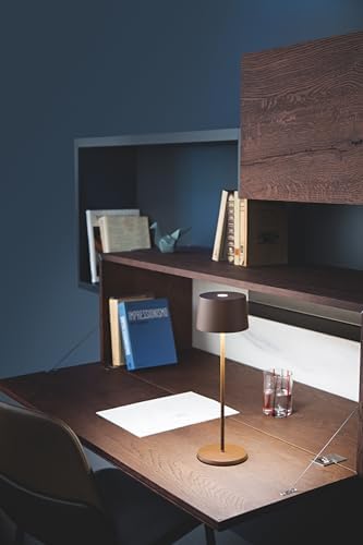 Zafferano, Olivia Pro, Rechargeable Cordless Table Lamp, Rust