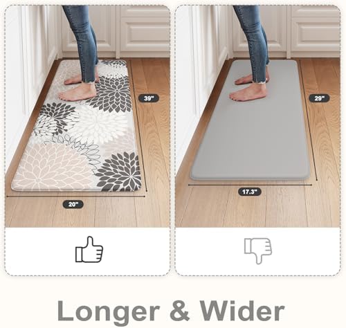 KIMODE Anti Fatigue Kitchen Mat for Floor Cushioned Comfort Standing Mat
