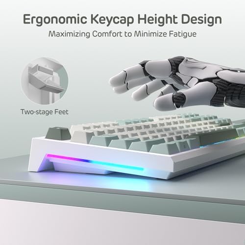 RK ROYAL KLUDGE C87 Hall Effect Mechanical Gaming Keyboard, Magnetic Switch