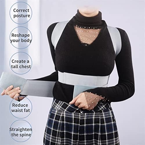 Women's Invisible Back Brace Posture Corrector Chest Support Tummy Tuck Support Shoulder Straightener Poor Posture Correction Belt Help Health and Relaxation(Small)
