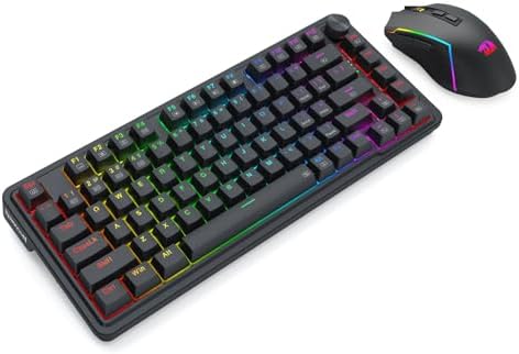 Redragon S168 Combo, K673 PRO 75% Gaming Keyboard + M693 8000 DPI Mouse