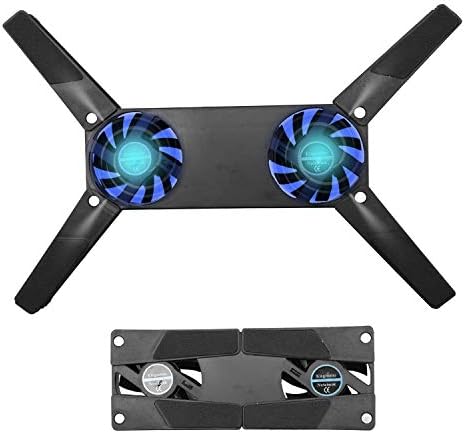 Laptop Cooling Pad Foldable for 10-15" PC Computer Notebook Laptop 2 Fans Cooler Pad