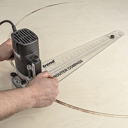 Router Compass for Precise Circle and Arc Cutting, R/COMPASS/A