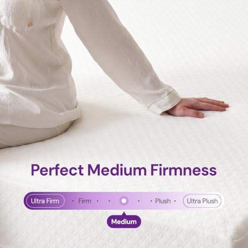King Size 10 Inch Cooling Gel Memory Foam Mattress, Medium Feel