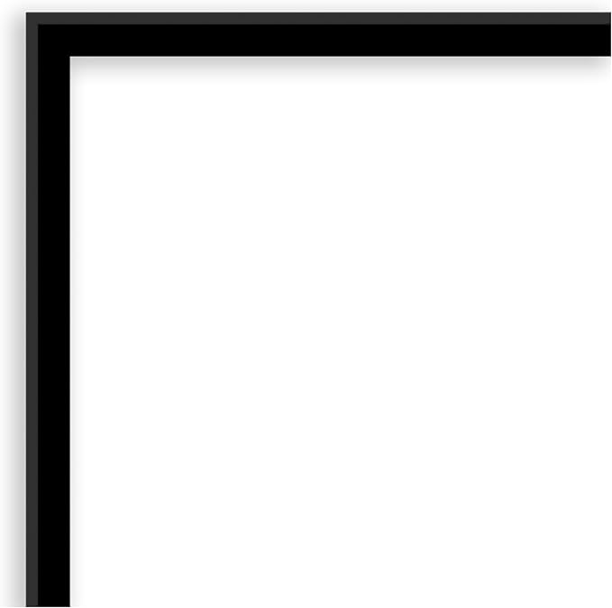 Amanti Art Black Framed Magnetic Board 13x13 X-Small Vision Board for use with Magnets, 100% Metal Sheet to Display Items as Office Decor or for Home Organization in mudroom, Kitchen or Kids Room