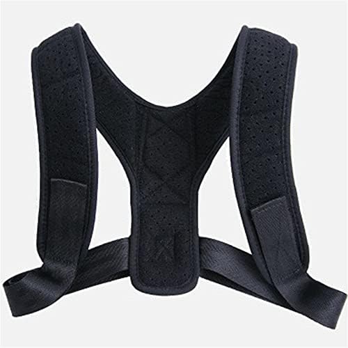 Posture Corrector Adjustable Back Support Belt Spine Back Shoulder Brace Support Belts Adult Invisible Hunchback Belts(B Black,L) (B Black,X-Large)