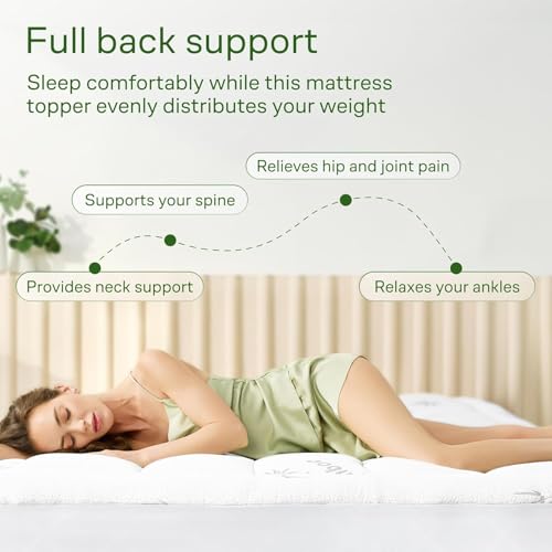 Queen Ultra Soft Mattress Topper — Back Pain Relief