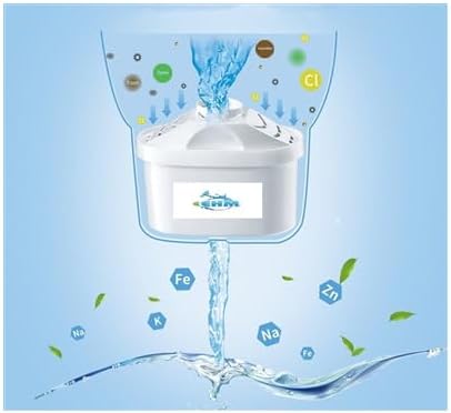 EHM Ultra SureFlow 1 Pack Filter Replacement Cartridge for EHM Ultra Premium Alkaline Mineral Water Ionizer Pitchers, Filters fits Ultra 3.5L, 3.8L Pitcher