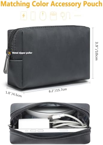 HYZUO 13.3-14 Inch Laptop Case Sleeve with Stand Feature, Graphite
