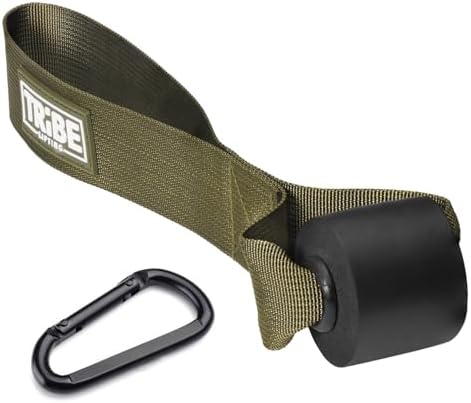 Door Anchor Strap for Resistance Bands with 5 Loops and Metal D-Rings
