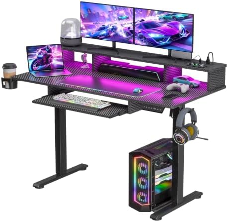 48 Inch Electric Standing Gaming Desk