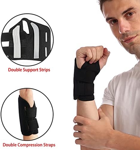 NuCamper Wrist Brace for Carpal Tunnel Night Wrist Support Right Left Hands