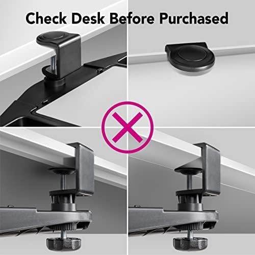 EHO Clamp-On Desk Organizer, Multifunctional with Pencil Drawer, Mouse Pad Storage, Swivel, Spill-Proof, Under Desk Storage, Easy Installation, Reduces Clutter, TAA-Compliant