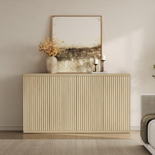 Buffet Cabinet with Storage Sideboard Cabinet with Doors & Shelves