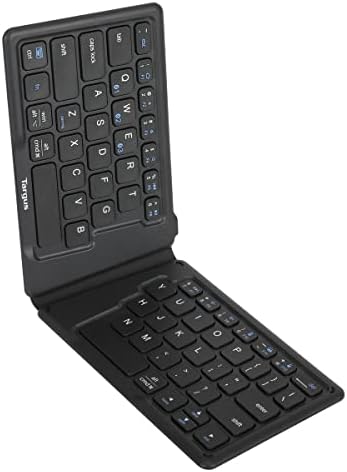 Targus Ergonomic Foldable Bluetooth Antimicrobial Keyboard, Black (AKF003US)
