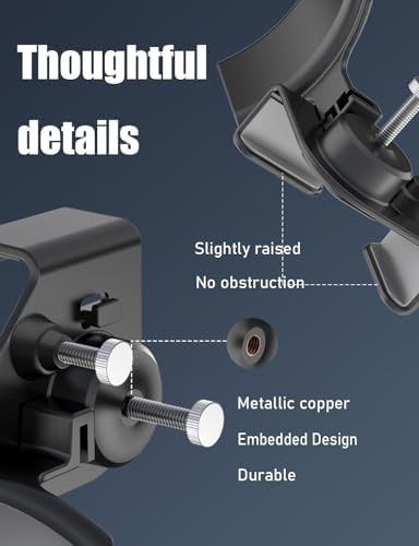 Clamp-On Headset Holder for Monitor, Adjustable Headphone Hanger
