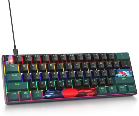 Owpkeenthy 60% Wired Mechanical Keyboard