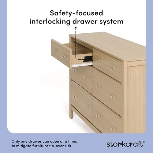Horizon 6 Drawer Dresser, Driftwood
