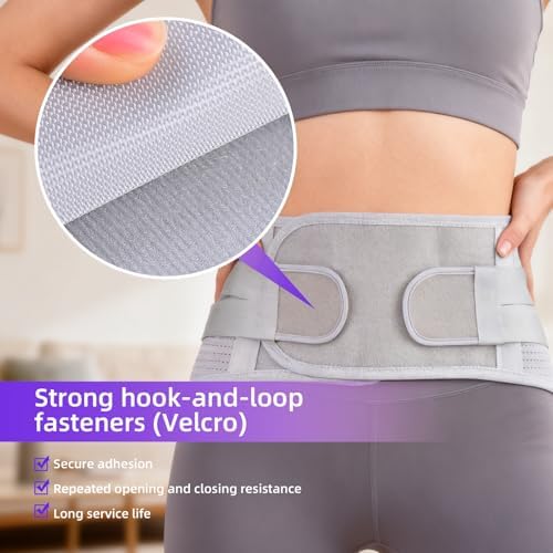 Back Brace, Lumbar Support Belt,Adjustable Support Belt for Women & Men, Comfortable Lower Back Brace for Lumbar Relief, Posture Corrector and Work (M)