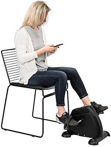 Mini Exercise Bike,Portable Home Use Hands and Feet Trainer,Under Desk Bike Pedal Exerciser,Portable Foot Cycle Arm & Leg Peddler Machine,for Home Office Use