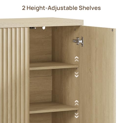 Buffet Cabinet with Storage Sideboard Cabinet with Doors & Shelves