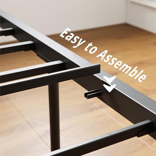 King Size Bed Frame with 4 Storage Drawers and Charged Headboard