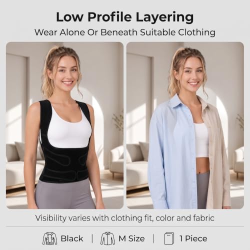 Posture Corrector for Women & Men, Full Back Brace for Office Use