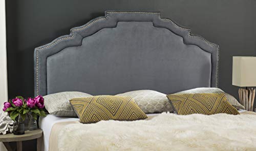 Home Alexia Modern Grey Headboard, Queen