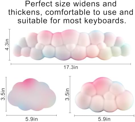 Cloud Wrist Rest for Computer Keyboard,Mouse Wrist Rest,Keyboard Wrist Rest