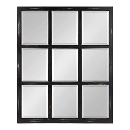 Hogan Windowpane Framed Wall Mirror