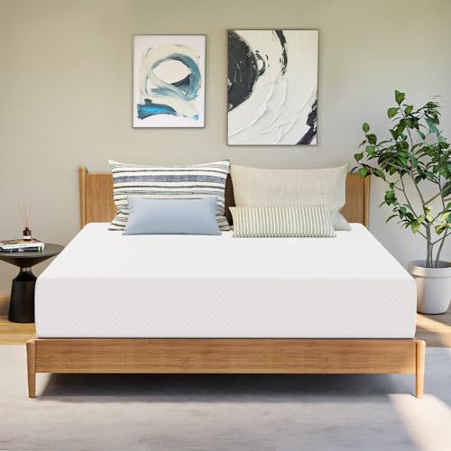 King Size 10 Inch Cooling Gel Memory Foam Mattress, Medium Feel