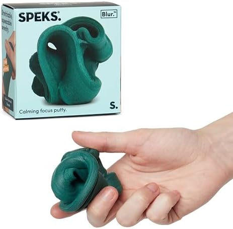 Speks Blur Sensory Slime Putty, Silent Stress Relief Tool, Desk Toy
