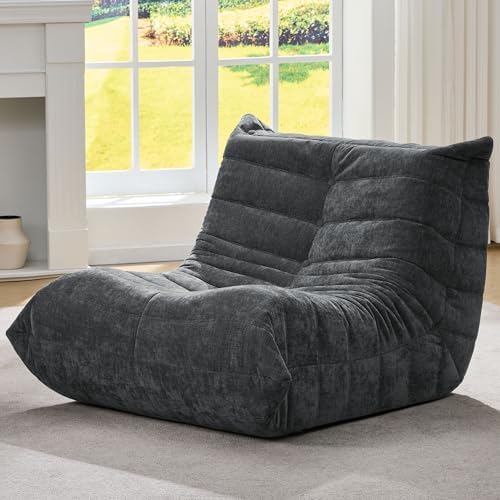 Hobestluk Adults Bean Bag Chair Faux Fur BeanBag Couch for Living Room
