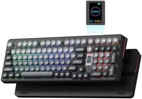 Keymatic WK98 Foundation Mechanical Keyboard, Black Creamy Gaming Keyboard