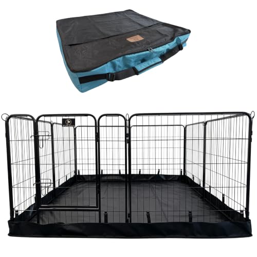 Puppy Playpen Plus Storage Bage with Bottom, 8 Panels 31.3" H