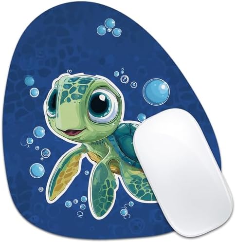 Water Drop Mouse Pad 7.3x8in Non-Slip for Laptop, Bookshelf