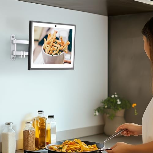 PlusAcc Wall Mount for Show 15 & 13-27 Inch Monitors TVs, Adjustable Shelf